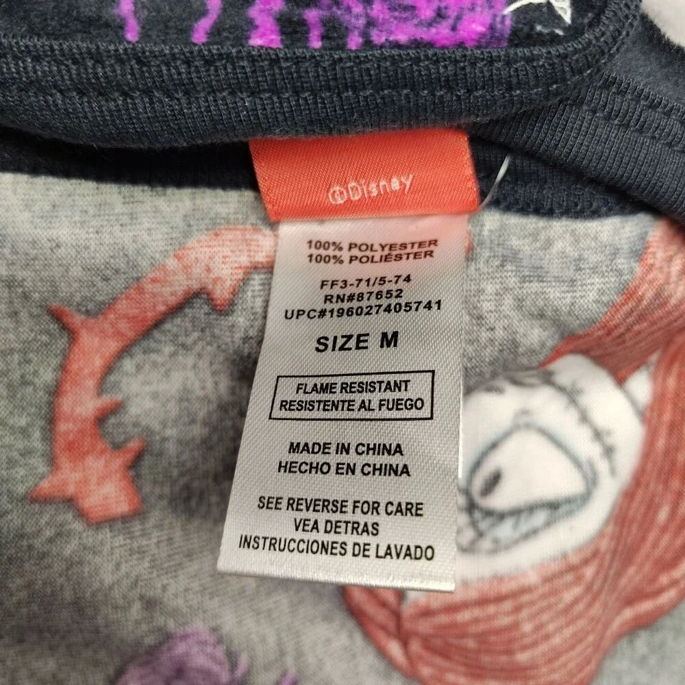 Disney Nightmare Before Christmas Dog Size M Pet Pajamas